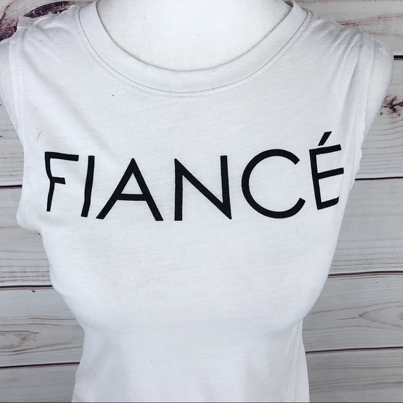 MODERN LUX Fiancé White Muscle Tank Top XS - Picture 3 of 7